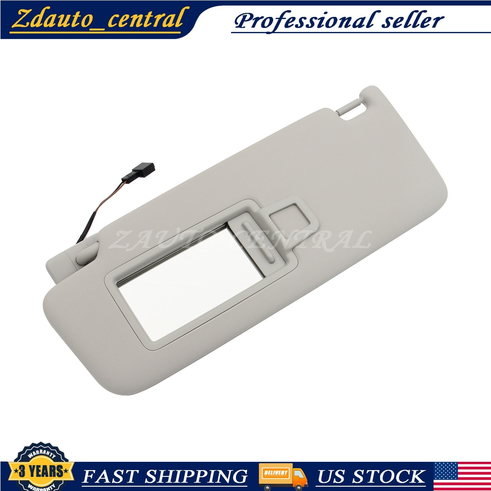 5GG857551 Left Sun Visor Panel Fits Volkswagen Jetta 2019-2021 SE 1.4L US