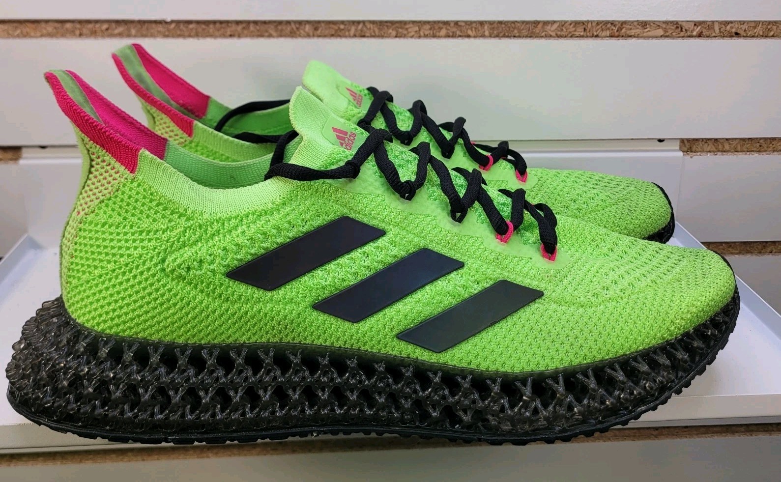 Adidas 4DFWD Men's Running Shoes Green Pink Black Breathable Lace Up US SZ 10.5