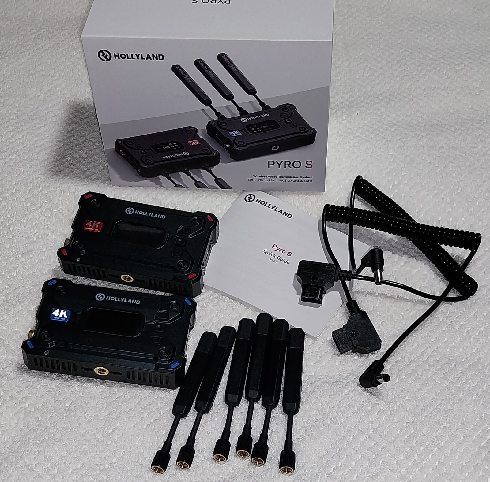 Hollyland Pyro S Wireless Video System SDI TX and RX, Brand New