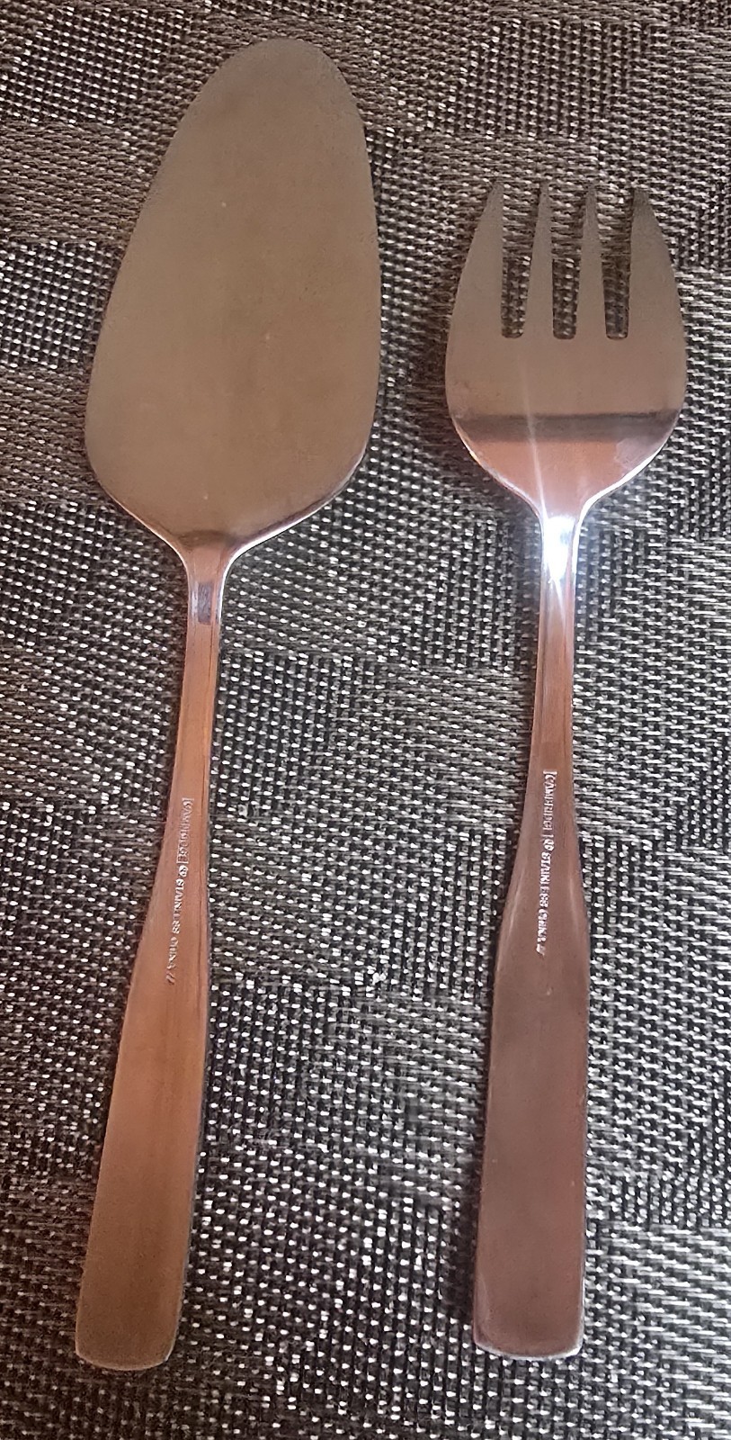 Cambridge Stainless Steel Cake Server And Fork