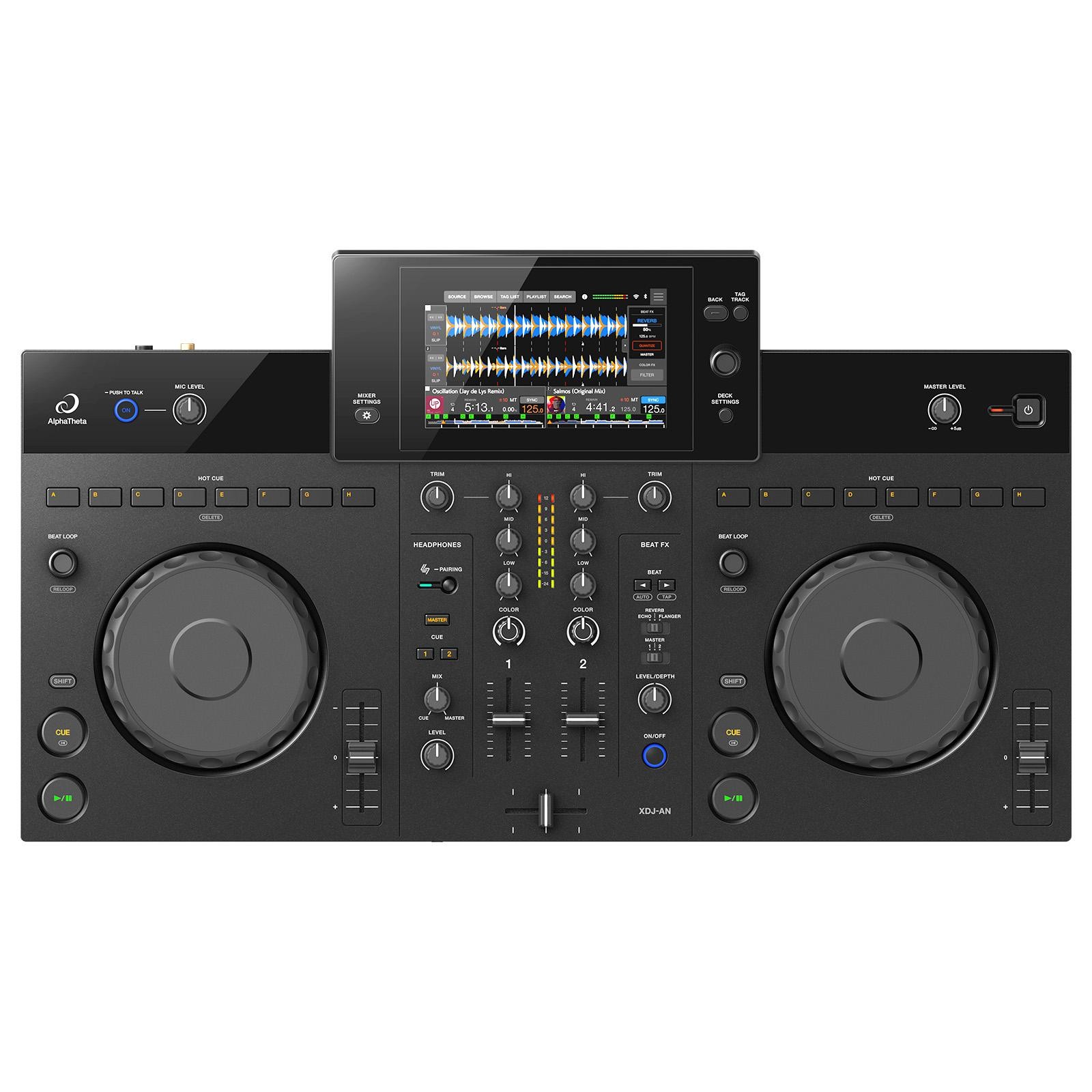 AlphaTheta XDJ-AN 2-Channel All-in-One Touchscreen Style DJ Controller System