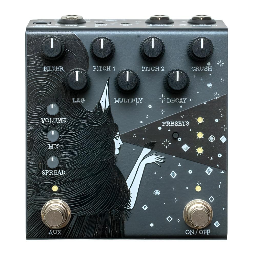 Old Blood Noise Endeavors Dark Star Stereo Reverb Pedal - Black