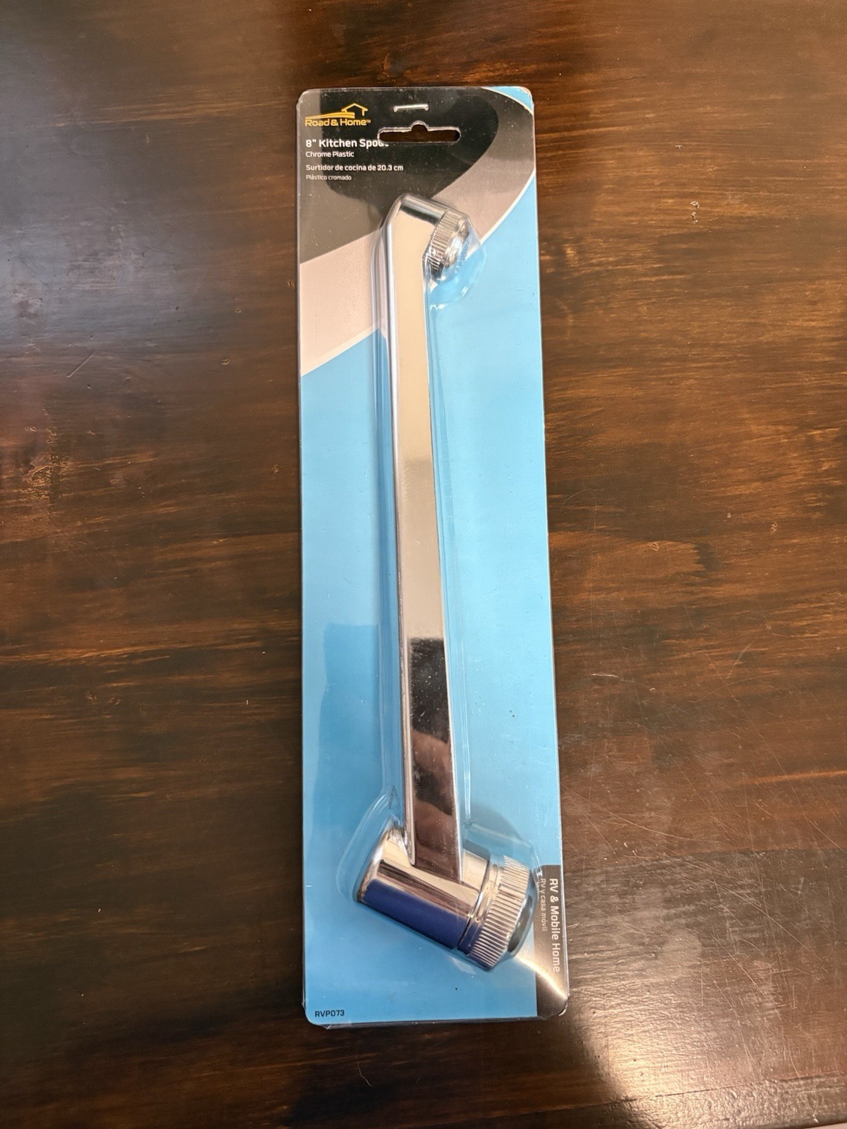 ROAD & HOME RV Kitchen Spout 8" Chrome Plastic RV Mobile Home - Free Ship
