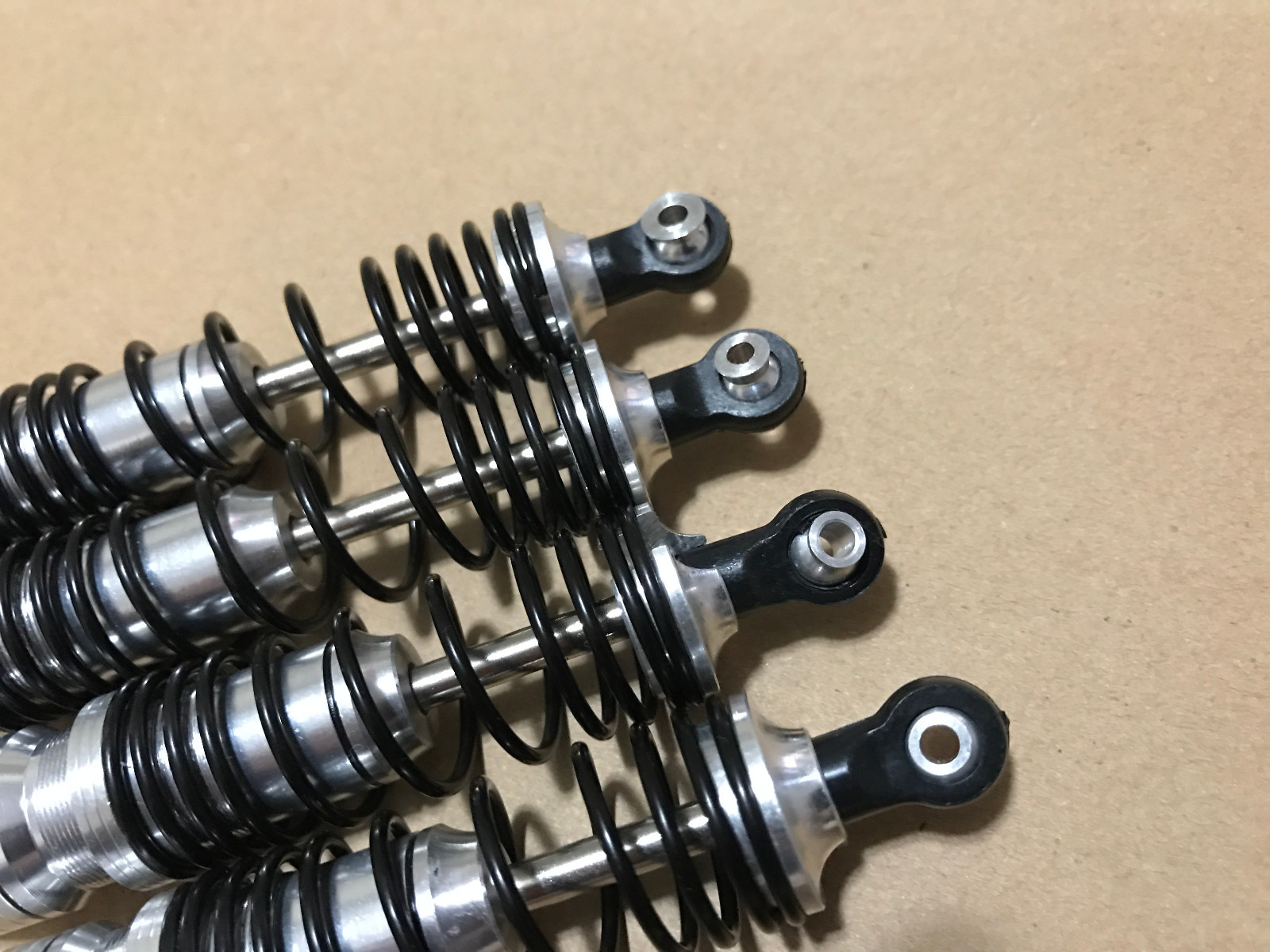 BIG BORE ALUMINUM Shock For Traxxas Rustler VXL 2WD XL5 Silver!!