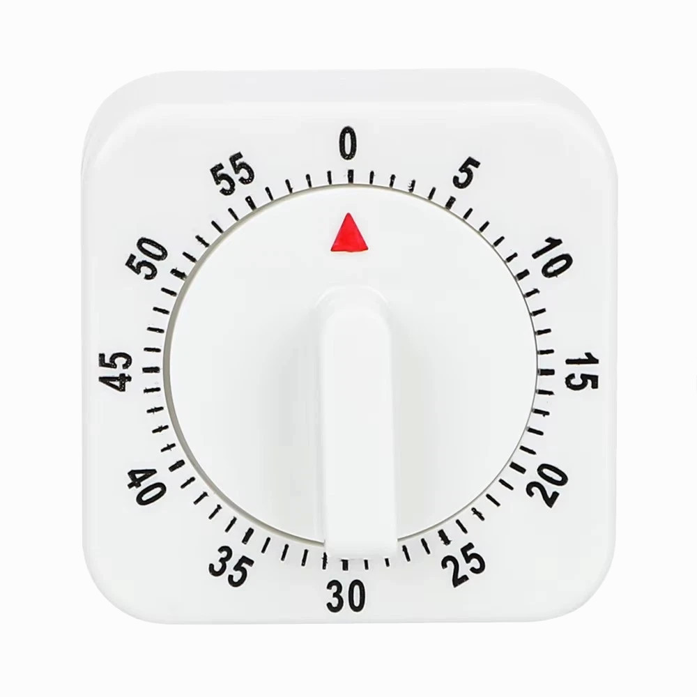 1 Kitchen Timer 60 Minute Timing Bell Alarm Sound Home Baking Cooking Mechanical