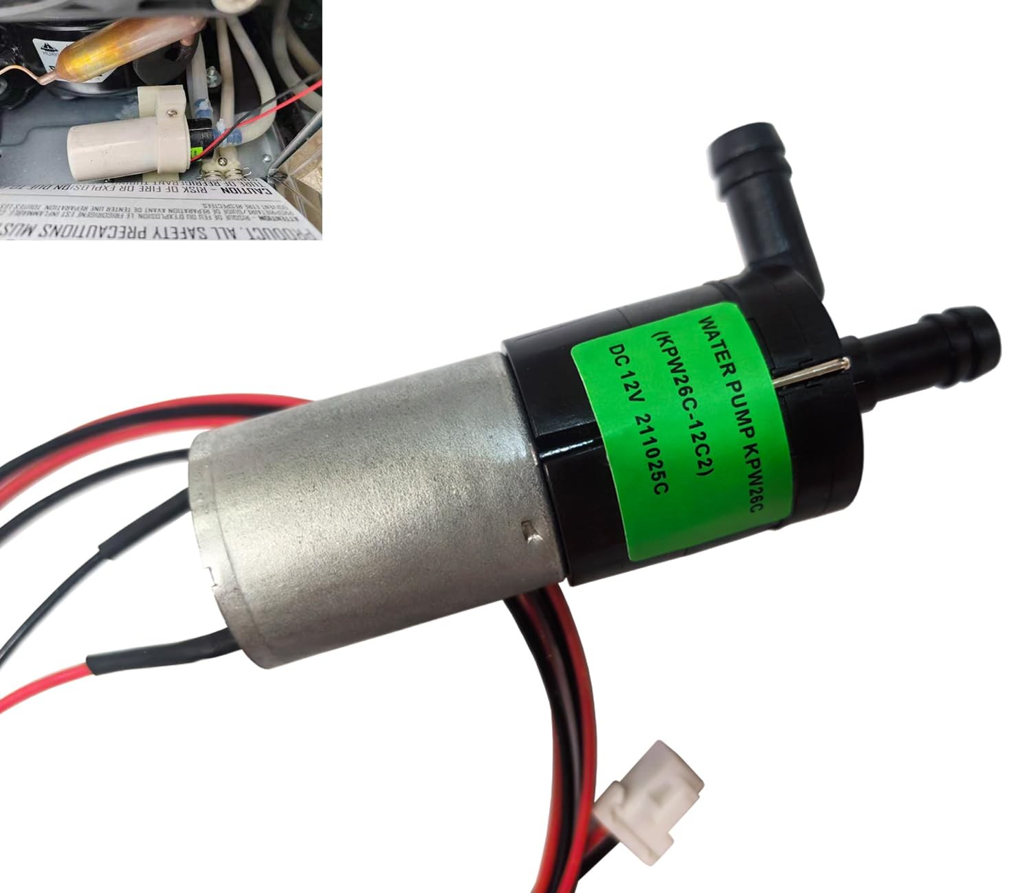 KPW26C-12C2 Water Pump KPW26C Compatible with G E Profile Opal 2.0 Countertop Nu