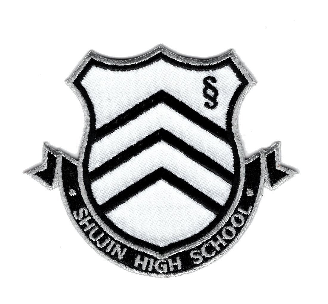 Persona Shujin High School Iron on Halloween Patch