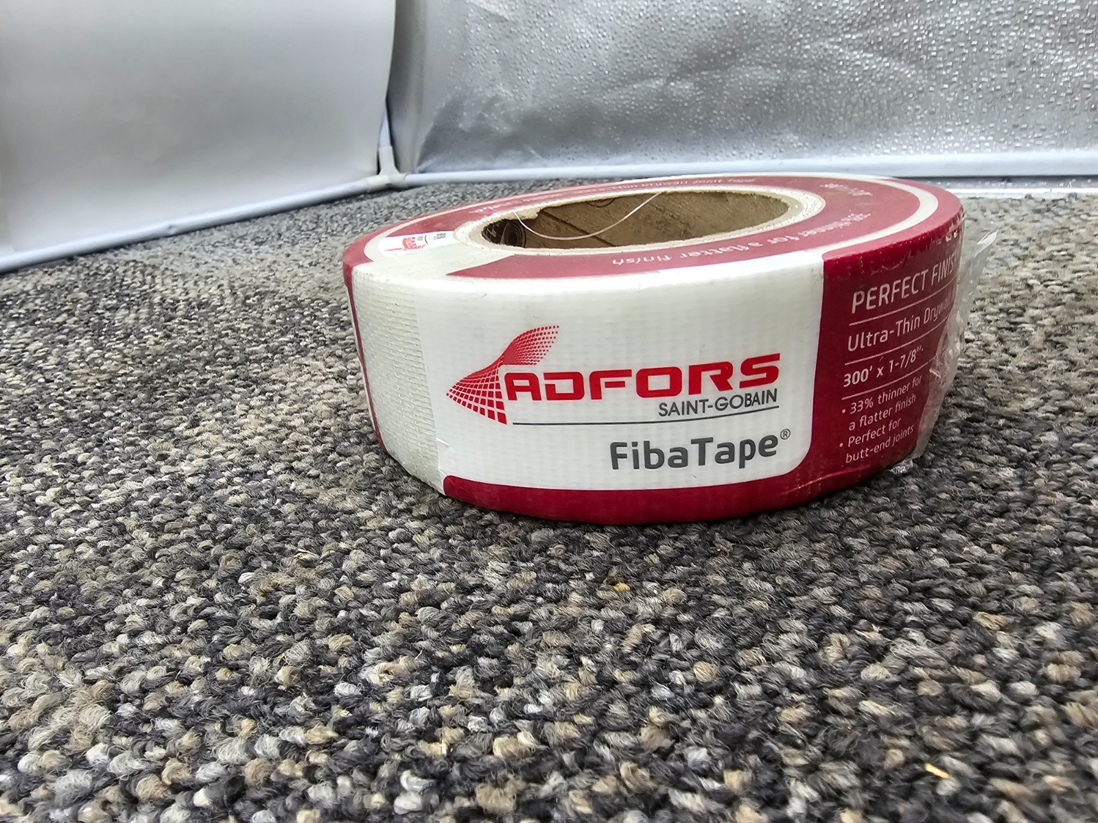 (QTY 7) ADFORS FibaTape 300' x 1-7/8" Drywall Joint Tape, Ultra-Thin 33% Thinner