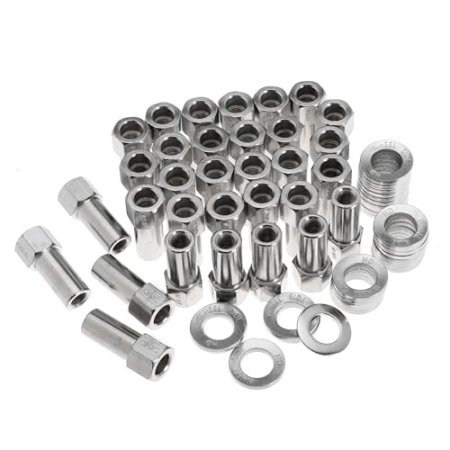 7/16"-20 Wheel Lug Nut for Cragar for SST Mag with Center Washer Open 20Set
