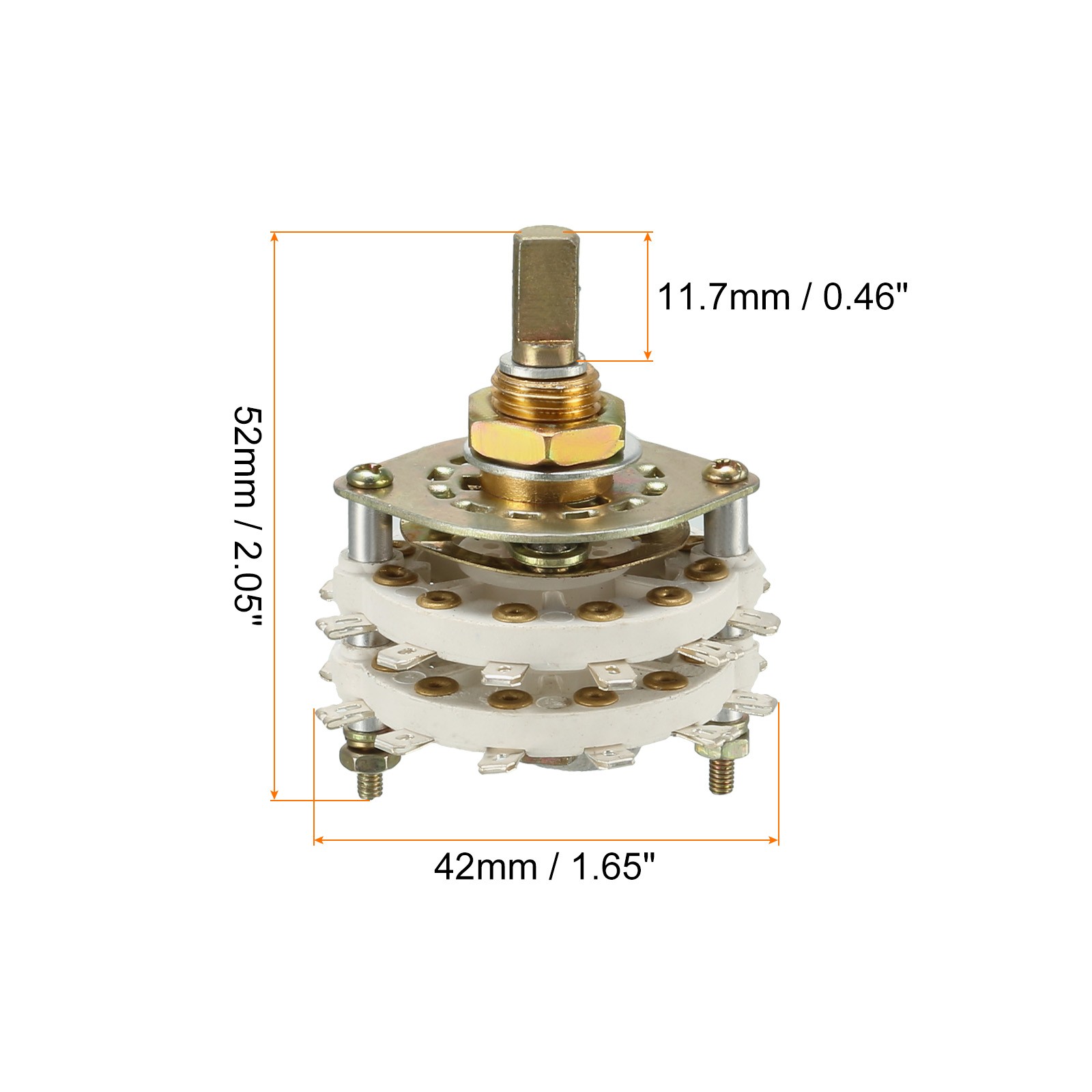 Band Rotary Switch 4P5T 4 Pole 5 Position 2 Deck