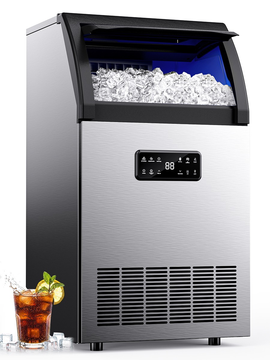 Commercial Ice Make 100 lb. / 24H Built-In/Freestanding stainless steel