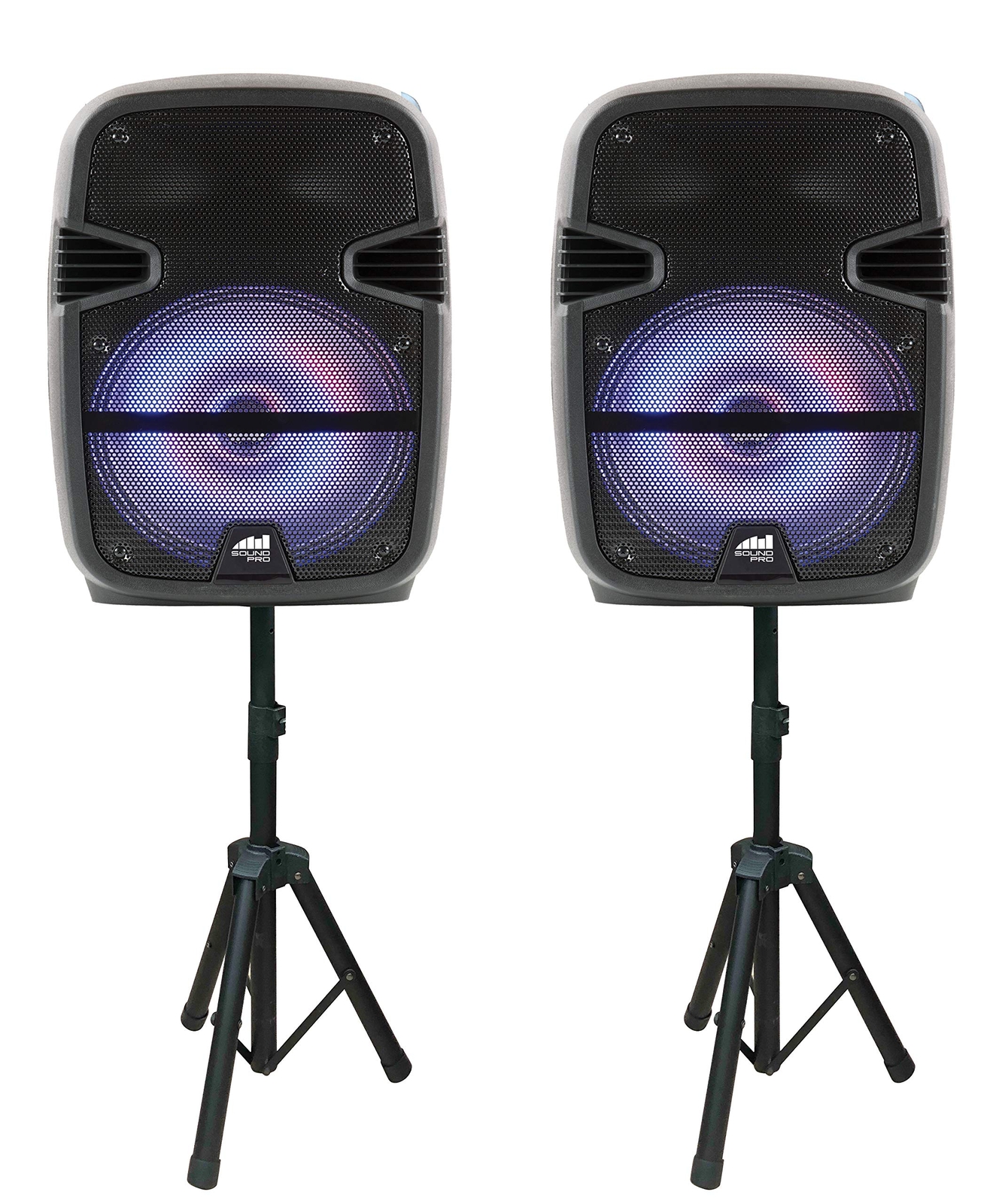 Naxa Electronics NDS-1218D  Dual Bluetooth True Wireless Sync Party Speakers ...