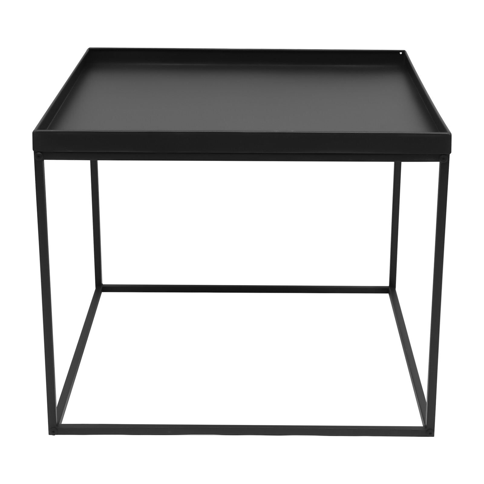 24" Square Table Side End Table Camping Table Portable Metal Frame Table Top New