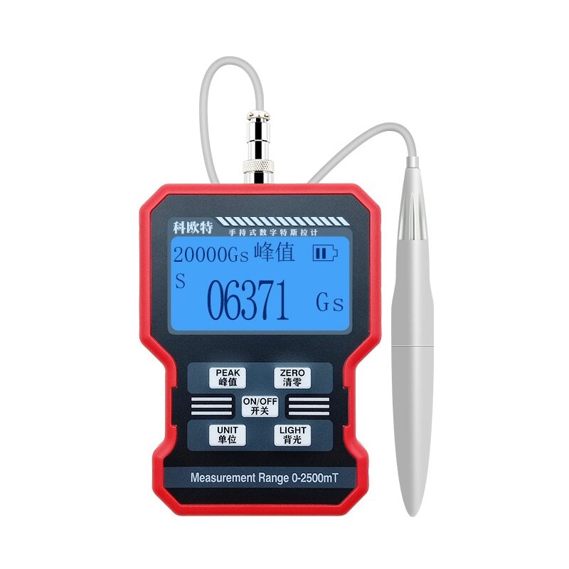 Digital Teslameter Handheld Support Flux Gauss Meter F Magnetic Material Testing