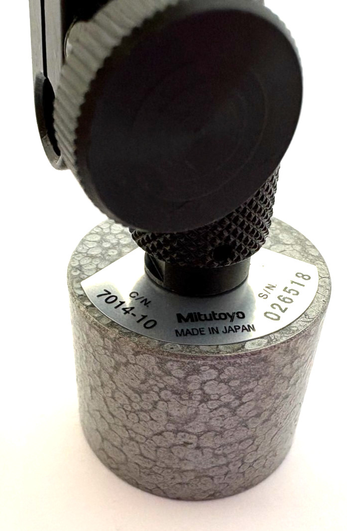 MITUTOYO MINI MAGNETIC BASE STAND FOR TEST INDICATORS 7014-10