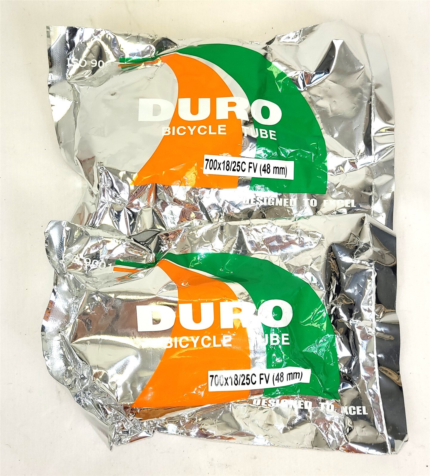 Duro ISO 9001 Bicycle Bike Inner Tubes 700x18/25C FV (48mm) - NEW ~ T489D