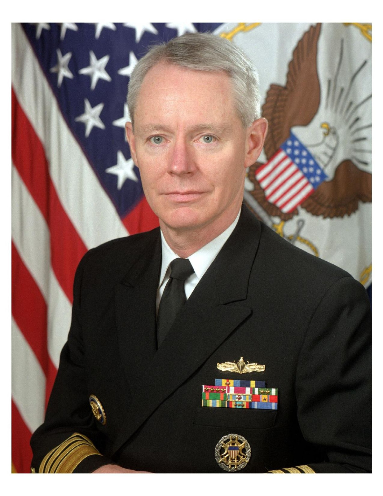 1997 United States Navy Admiral Donald L. Pilling 8x10 Photo On 8.5" x 11"