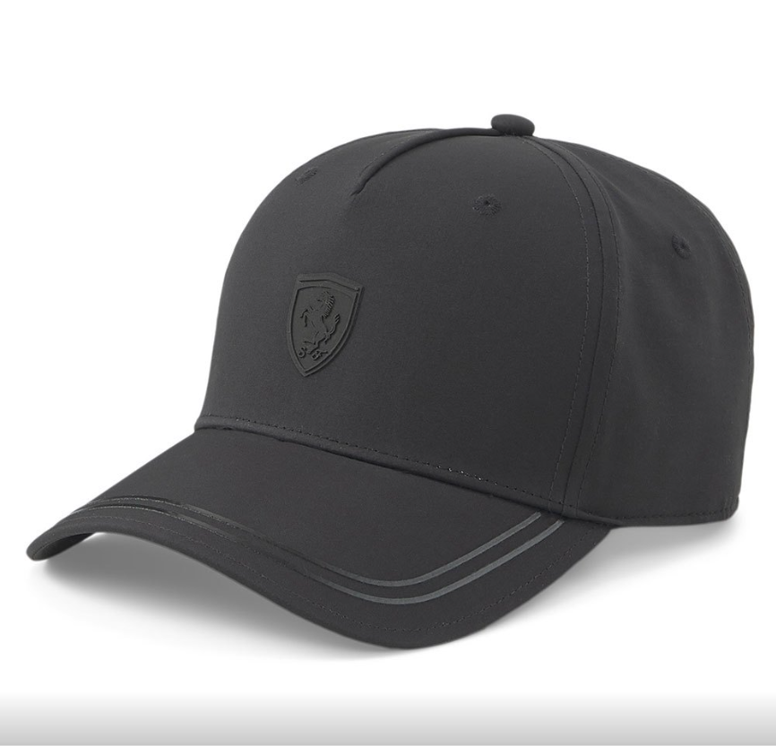 Genuine Scuderia Ferrari SPTWR Style baseball Cap Full Black