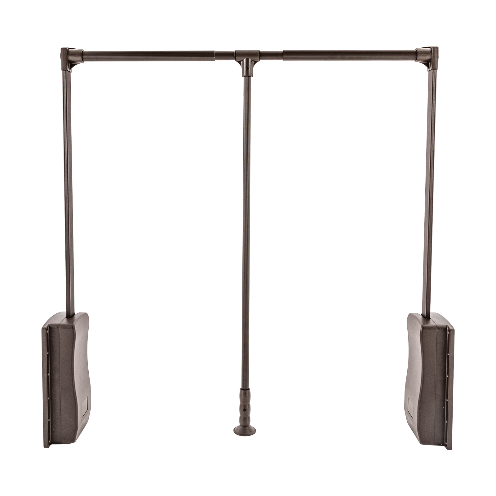 35-47 " Adjustable Closet Rod Closet-Mounted Simple Pull Down Clothes hanger