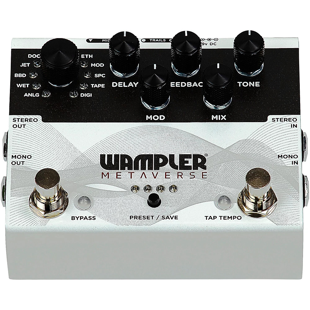 Wampler Metaverse MultiDelay Effects Pedal White