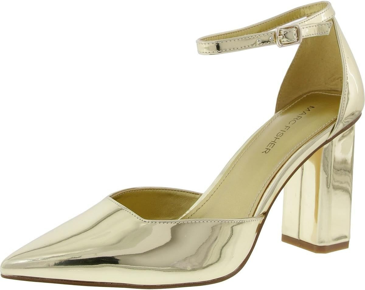 Marc Fisher Women's Demeter Pump, Gold 710, 8.5M