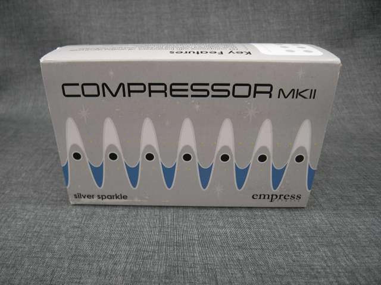 Empress Effects Compressor MkII Silver Sparkle Guitar Effect Pedal w/ Box