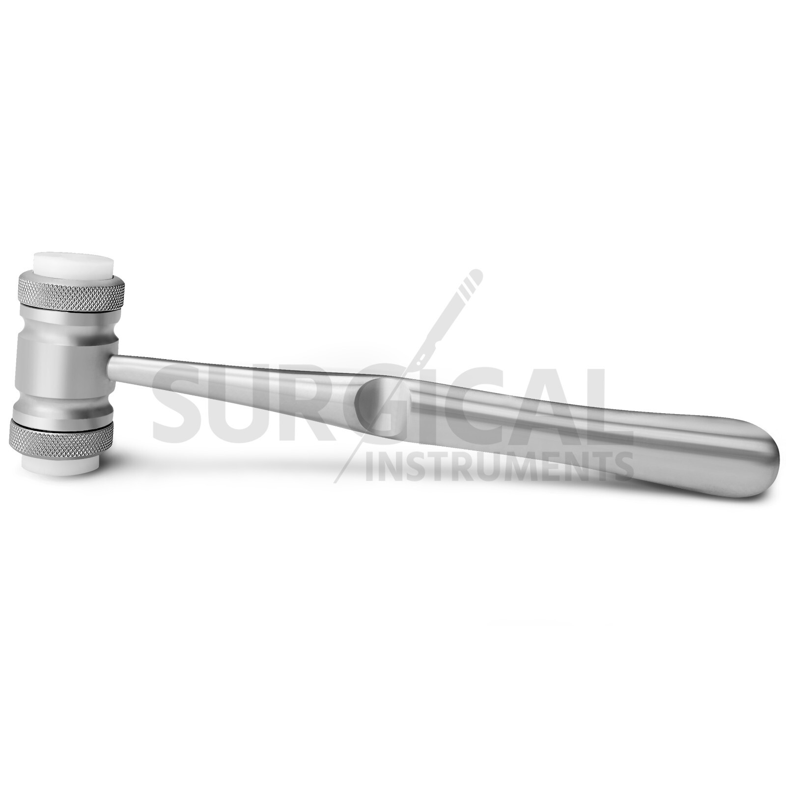 MEAD Mallet 7.5" Head 8oz With 2 Replaceable Nylon Caps Orthopedic German Grade