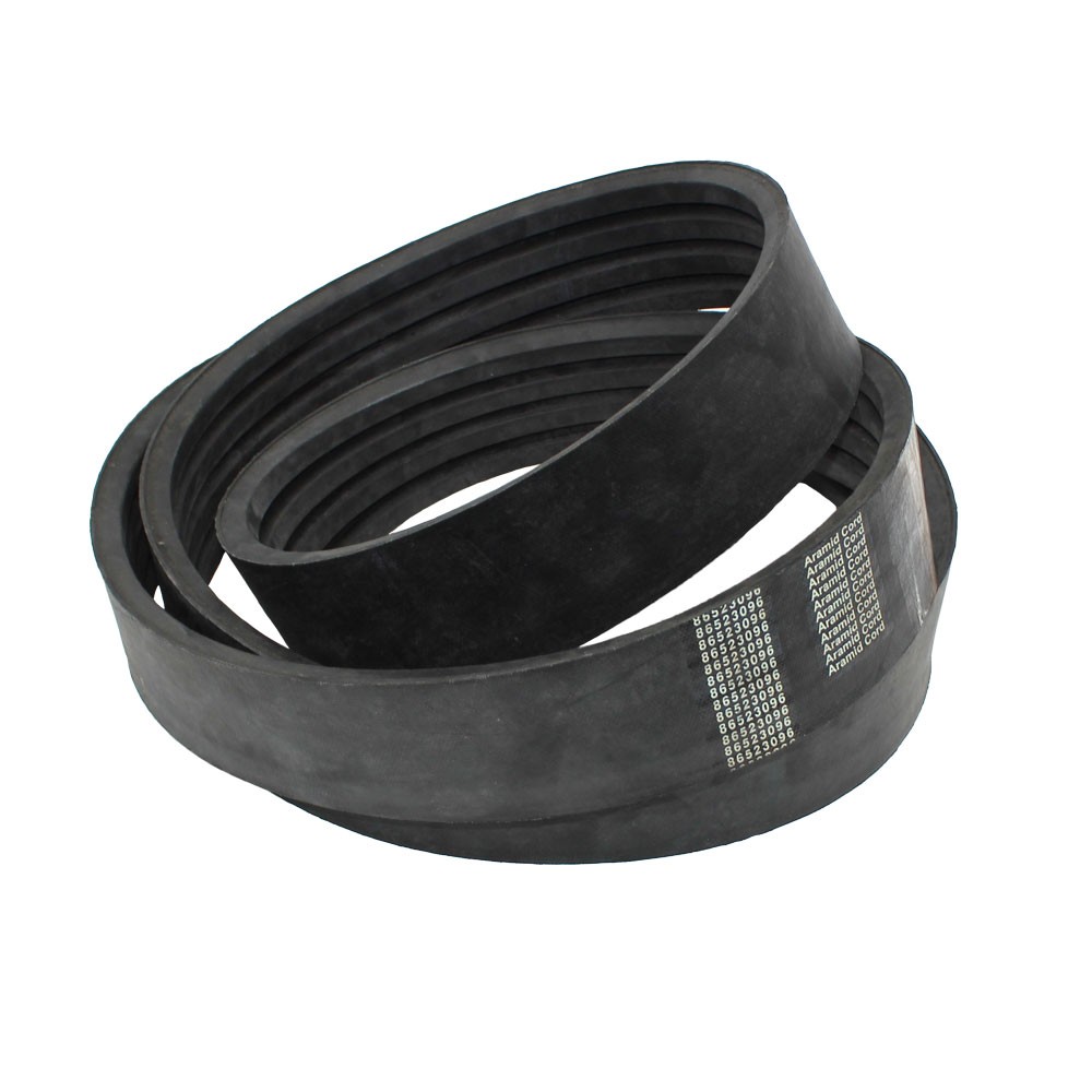 86523096 Disc Mower Drive Belt 112.5" 4-Band Wrapped Fits Ford New Holland 615+