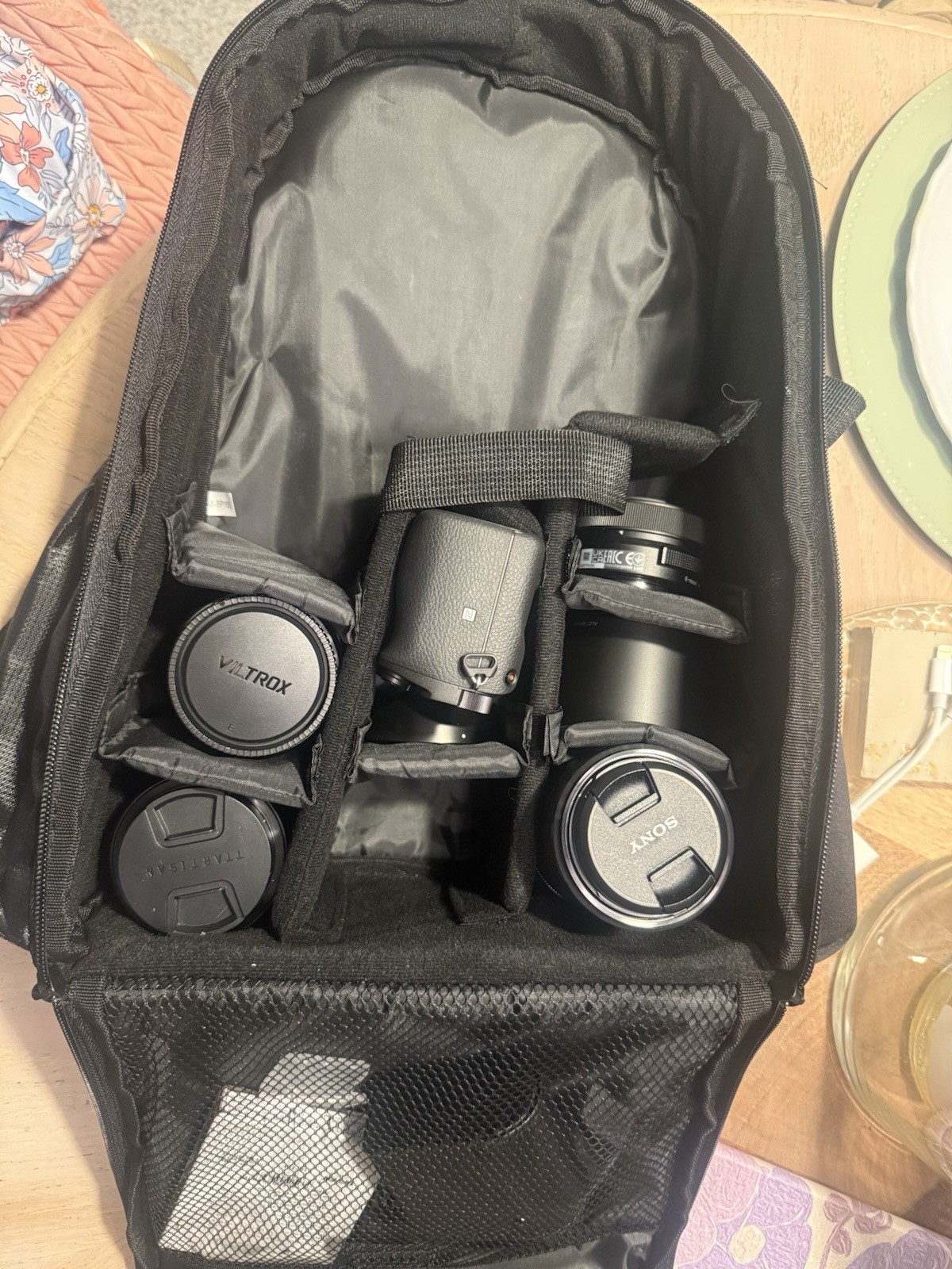 Sony Alpha 6400 Camera Bundle with Lenses and Accessory Bag, Black