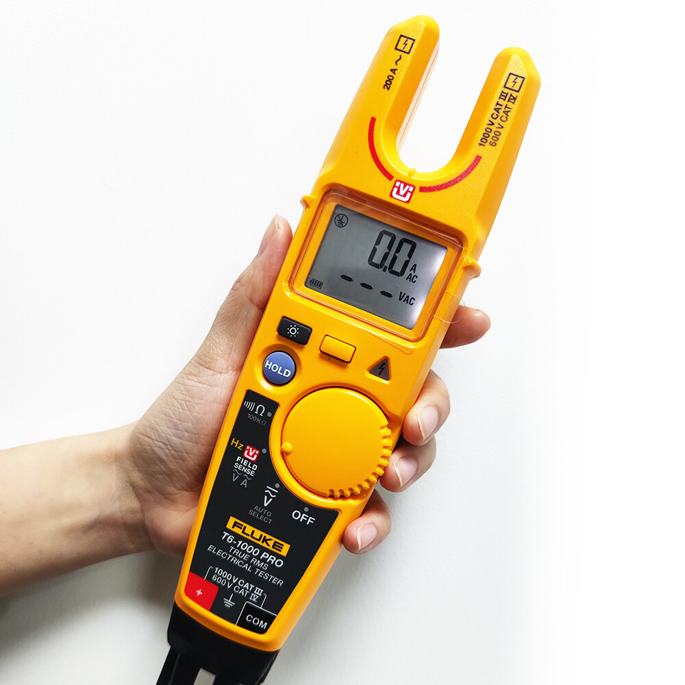 Fluke T6-1000 pro Electrical Tester Fieldsense 1000V AC/DC True RMS&Fluke case
