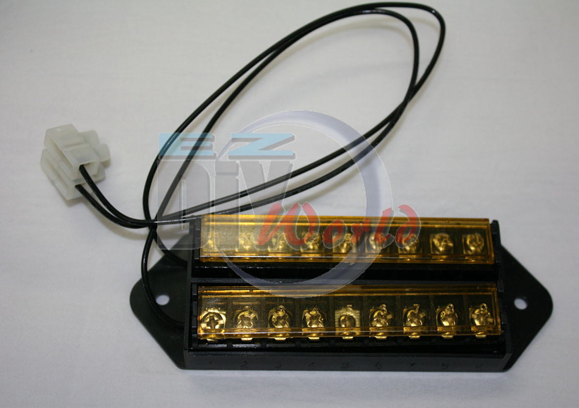 3 pcs 8 Way Terminal Block Bus Bar - Splits 1 Input to 8