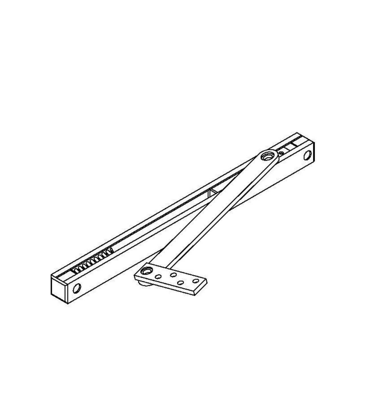 ARCHITECTURAL BUILDERS HARDWARE MFG ABH DOOR OVERHEAD STOP NEW 4424