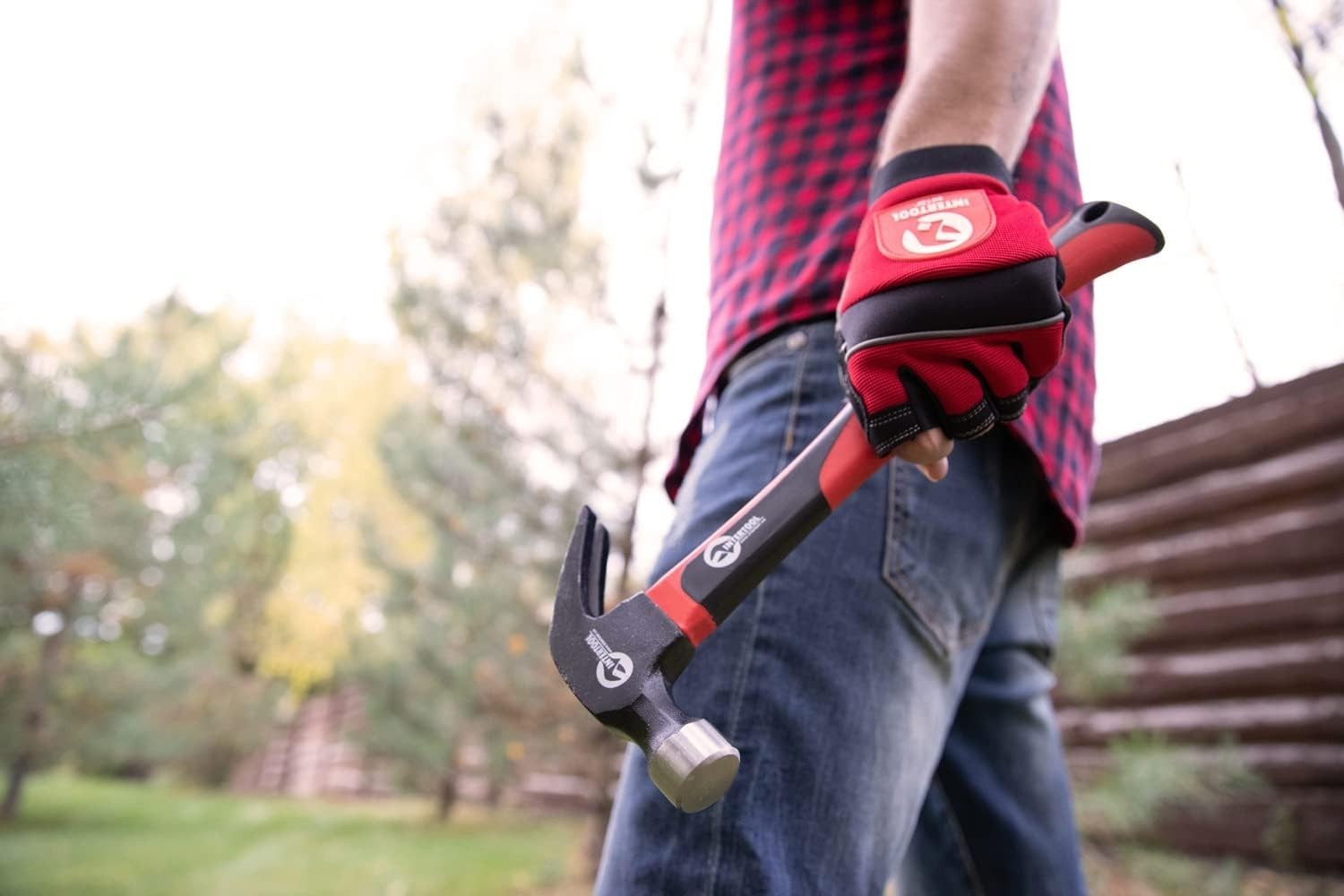 Claw Hammer 16 oz. / 1 Pound for Framing, Nails, Carpentry - Smooth Face and ...
