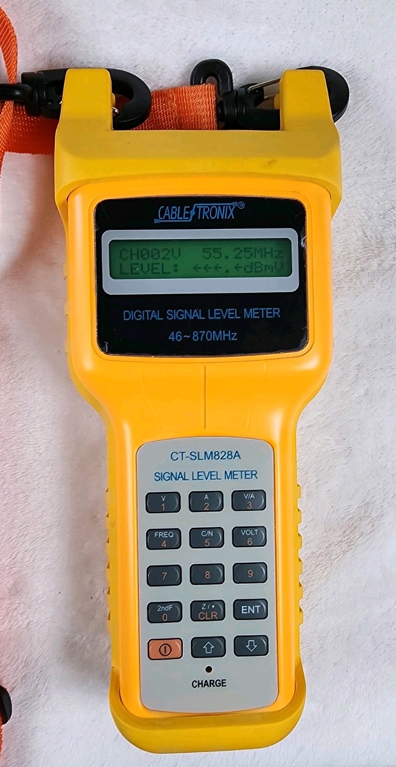 Cable Tronix Digital Signal Level Meter 46-870MHz CT-SLM828A