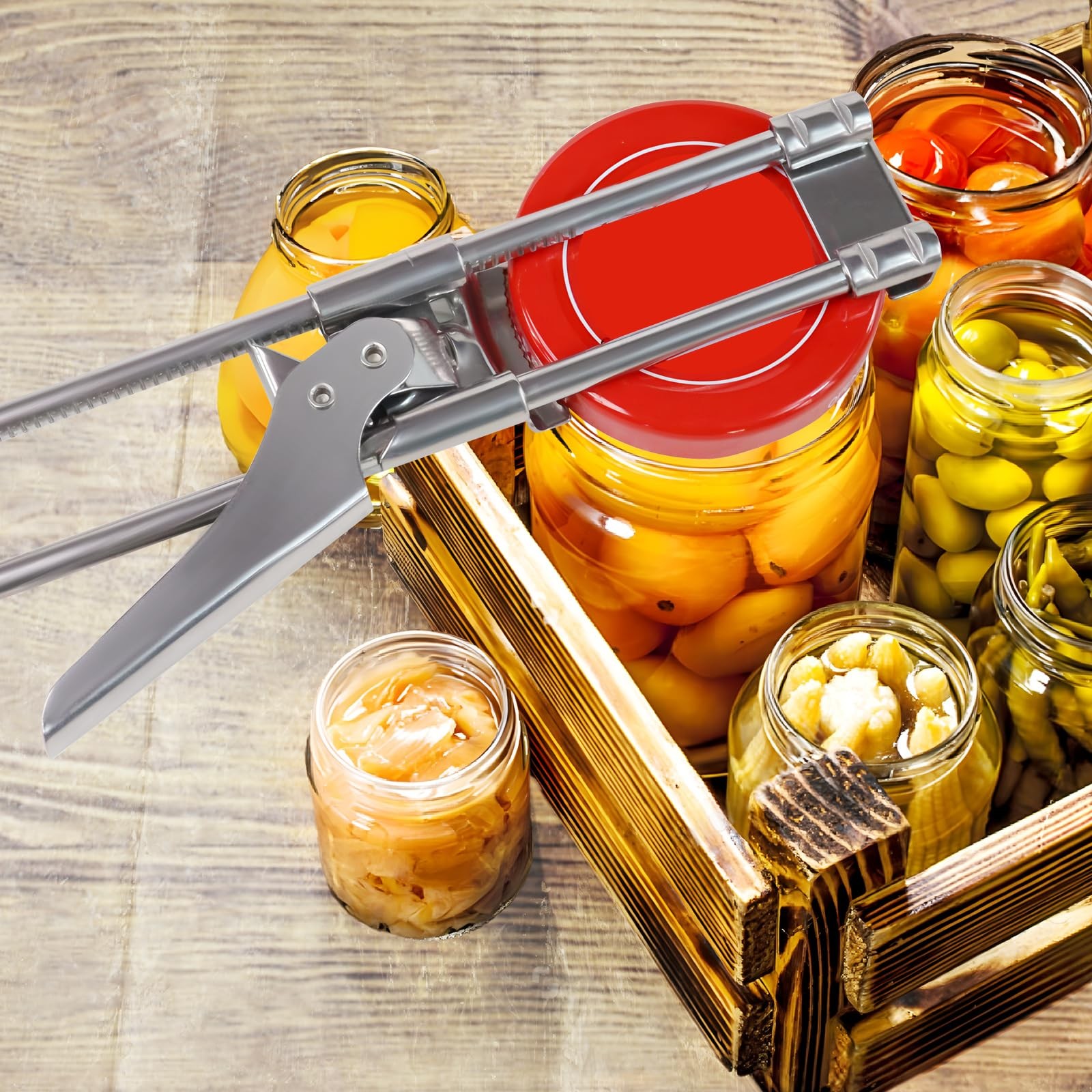Master Opener– Adjustable Multifunction Jar & Bottle Opener Stainless Steel Tool