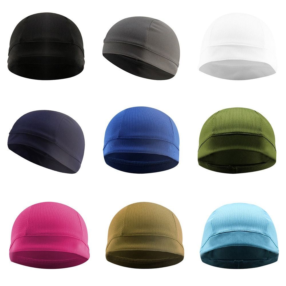 Men Soft Helmet Liner Quick-Dry Skull Cap Cycling Headgear Bicycle Sports Beanie