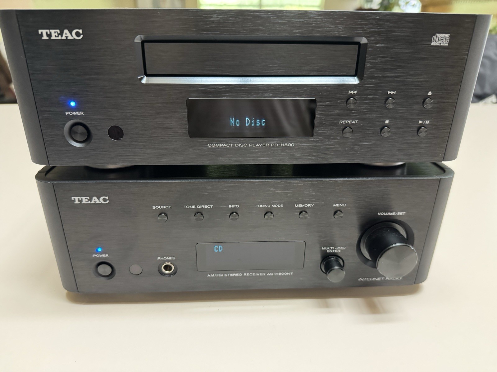 TEAC AG-H600NT / PD-H600 Receiver - CD Player combo
