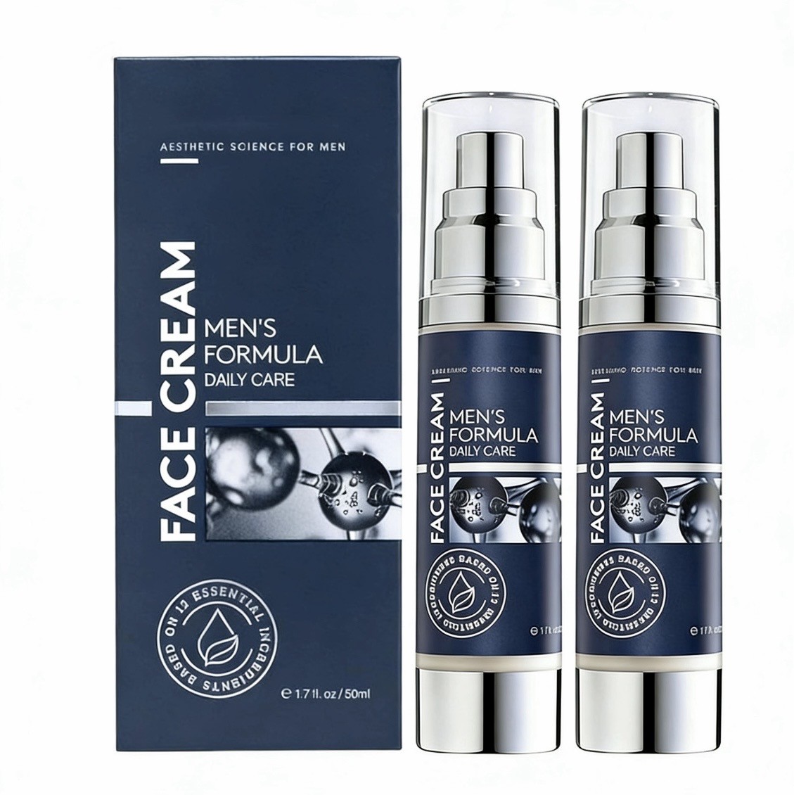 Particle Face Cream For Men 6 In 1 Anti Aging Cream Fights Eye Bags Dark Spots