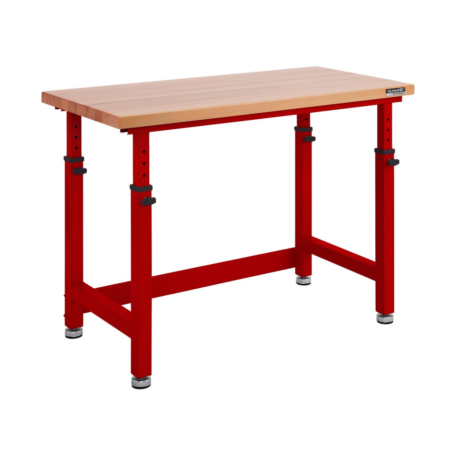 Seville Classics UltraHD Height Adjustable Workbench,48"W x 24"D x 28.5"to 42" H