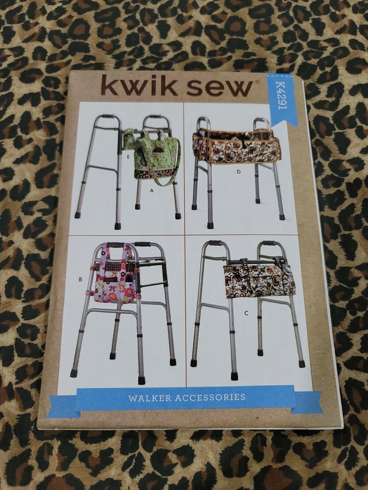 KWIK SEW Sewing Pattern K4291 WALKER ACCESSORIES NEW FF Un-Cut (2367