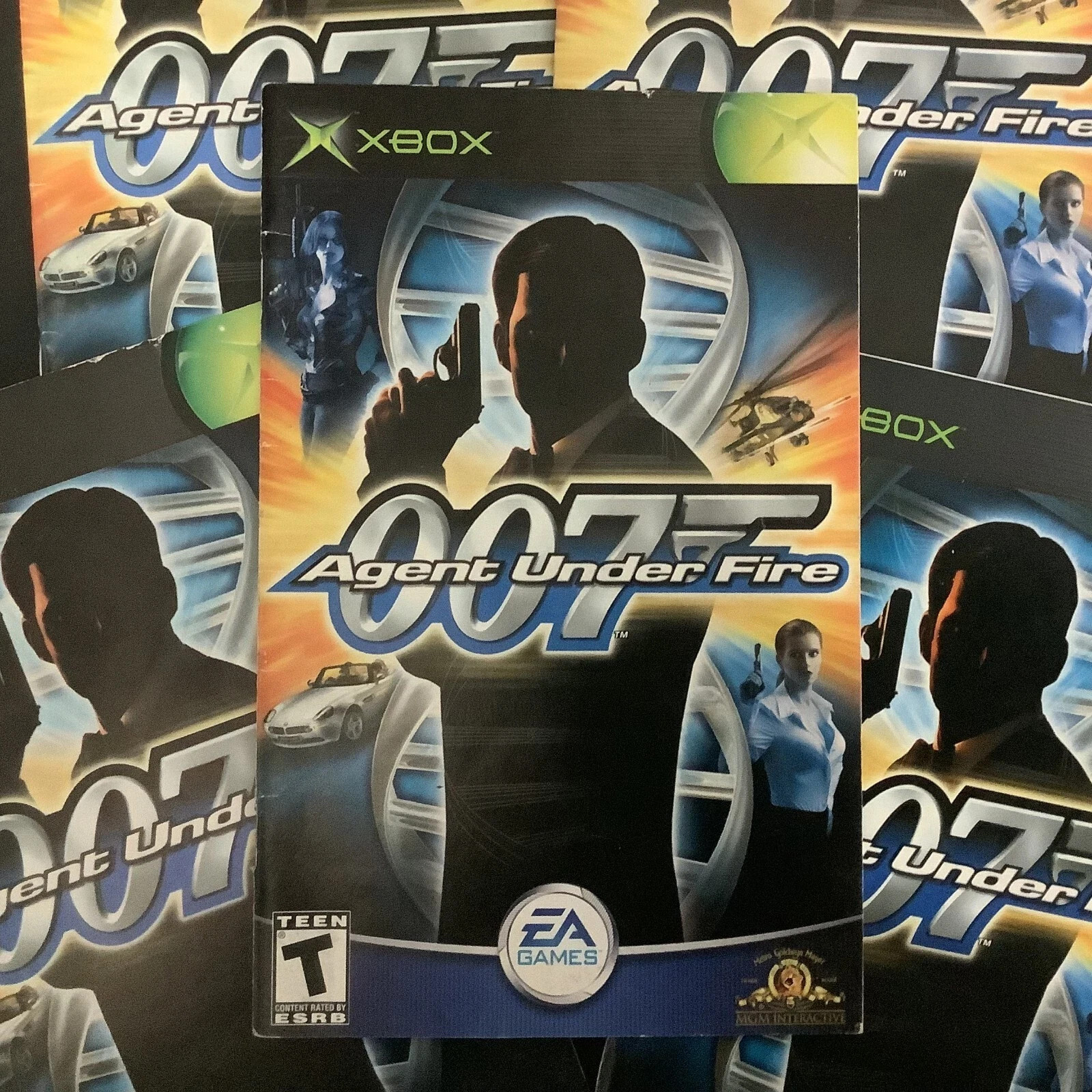 007 Agent Under Fire Microsoft XBOX Instruction Manual Only