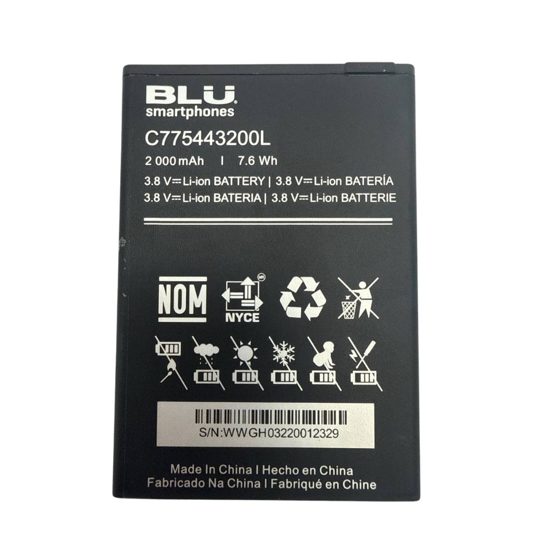 Battery BLU C775443200L for C5L C050 C110L C110U 2000mAh 3.8V Li ion C5L Max Oem