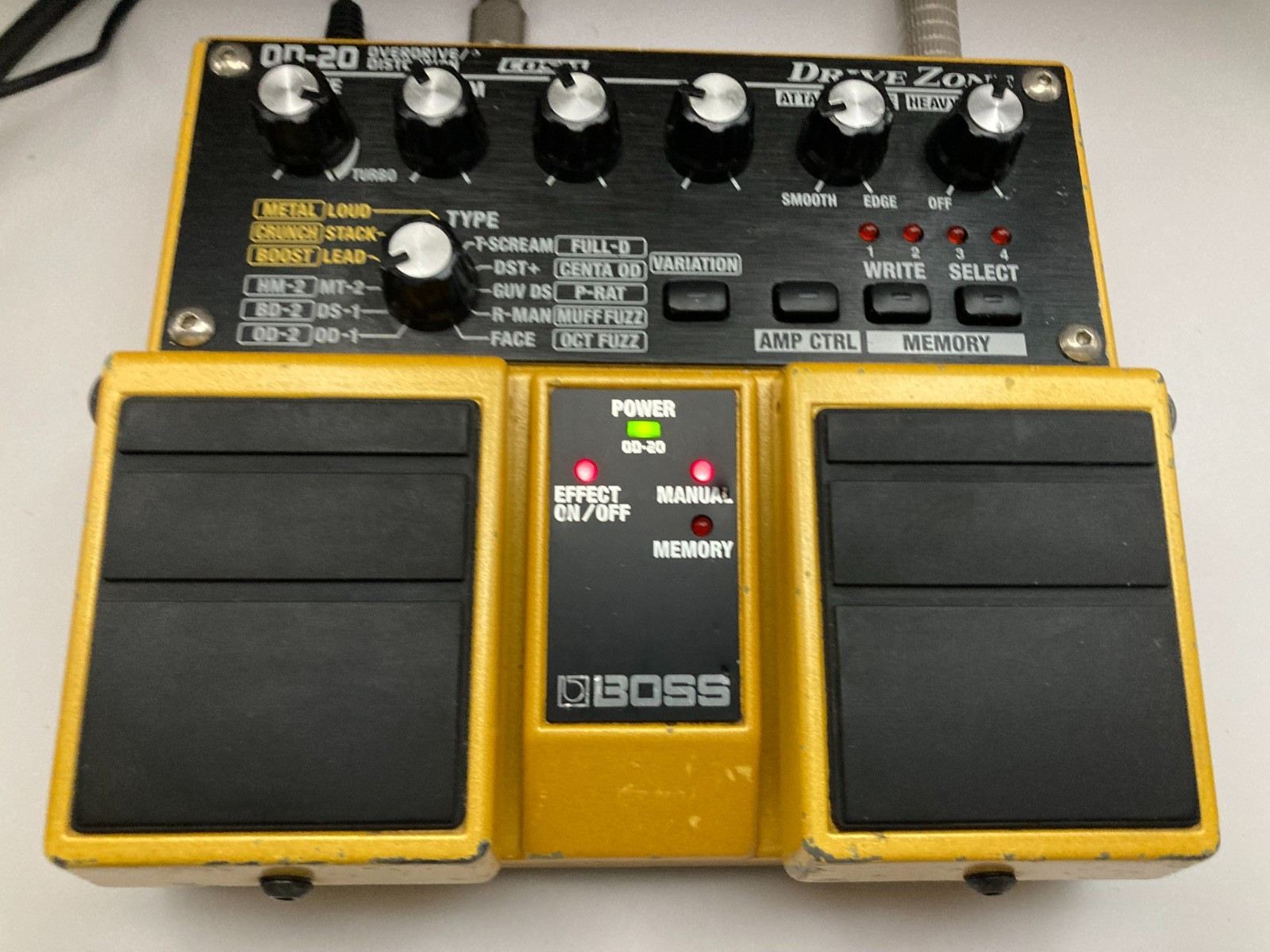 Boss OD-20 Distortion Guitar Effect Pedal Tested Work from Japan