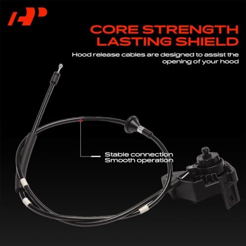 36.93 Inch Front Hood Latch Release Cable Without Handle | 2020-2024