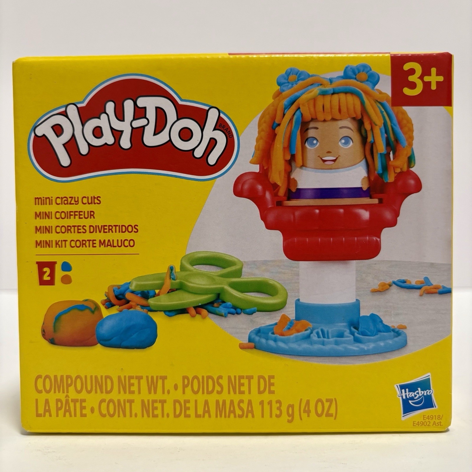 Play-Doh Mini Crazy Cuts Barbershop Kit Kids Toy Creative Hair Salon Set NEW