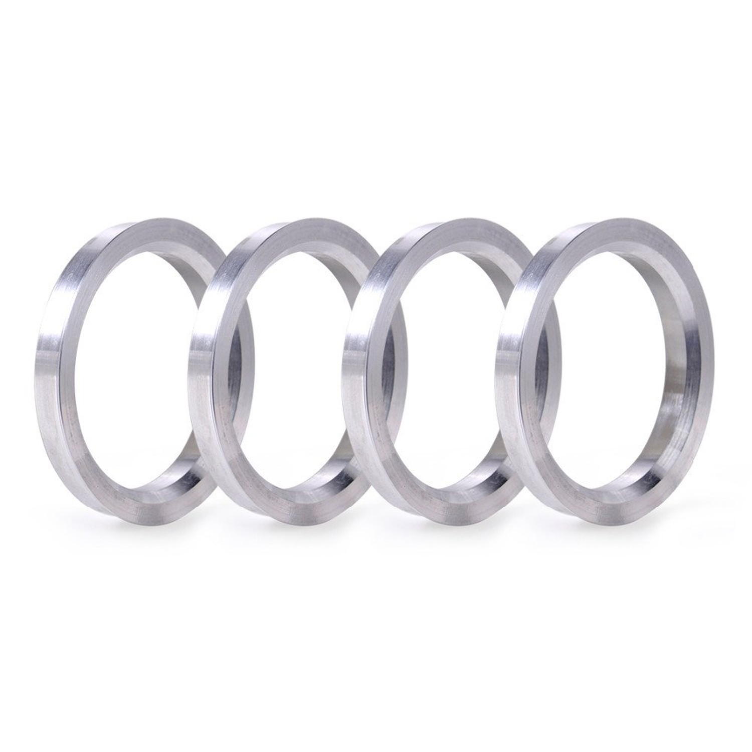 ZHTEAPR 4pc Wheel Hub Centric Rings 56.1 to 73.1 OD=73.1mm ID=56.1mm - Alumin...