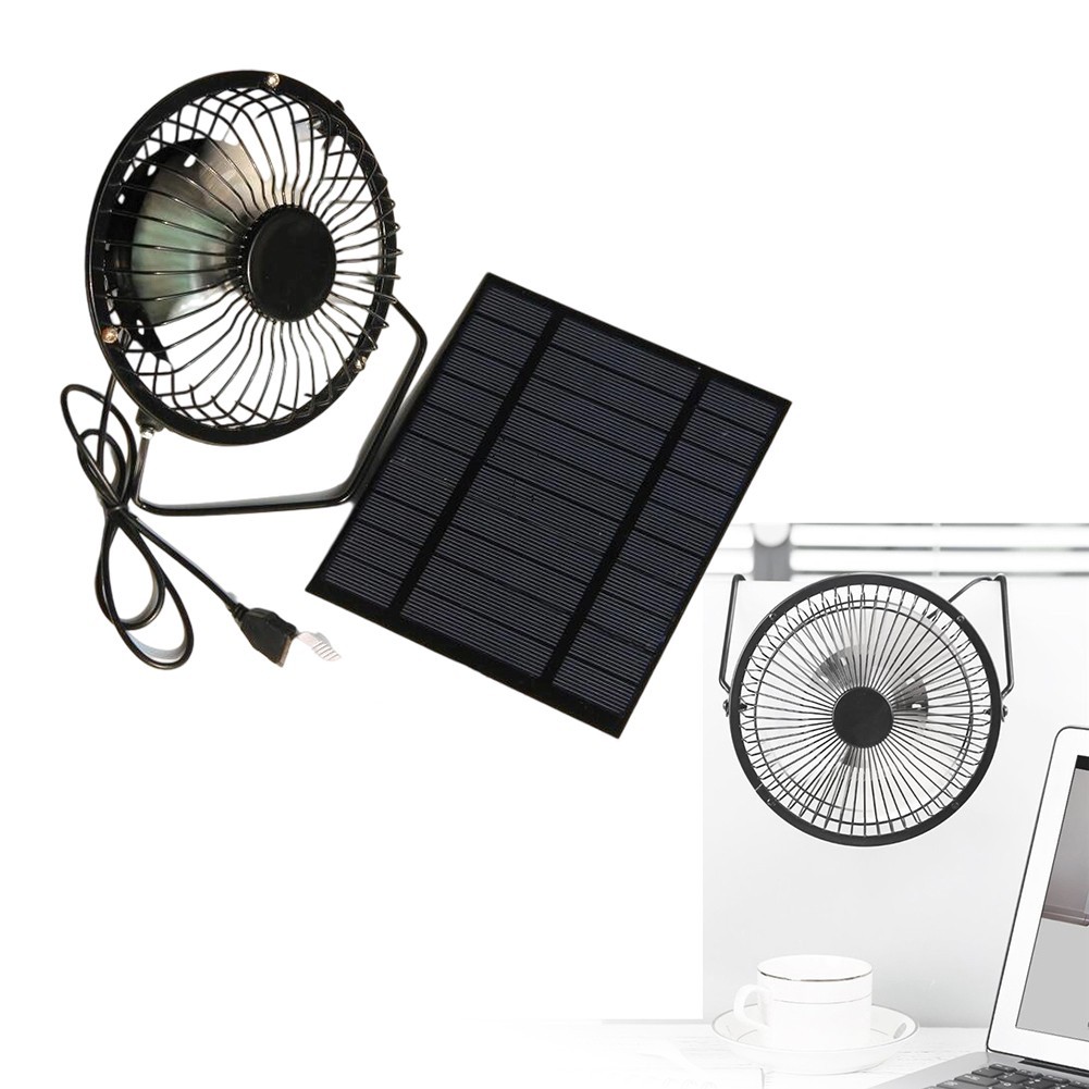 4 Inch 2 5W Solar Panel Fan Great for Enhancing Air Circulation Outdoors
