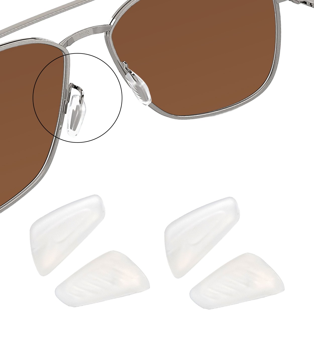 Spare Nose Piece Replacement Nose Pads for Costa Del Mar 6A3017 6A3018 Sunglass