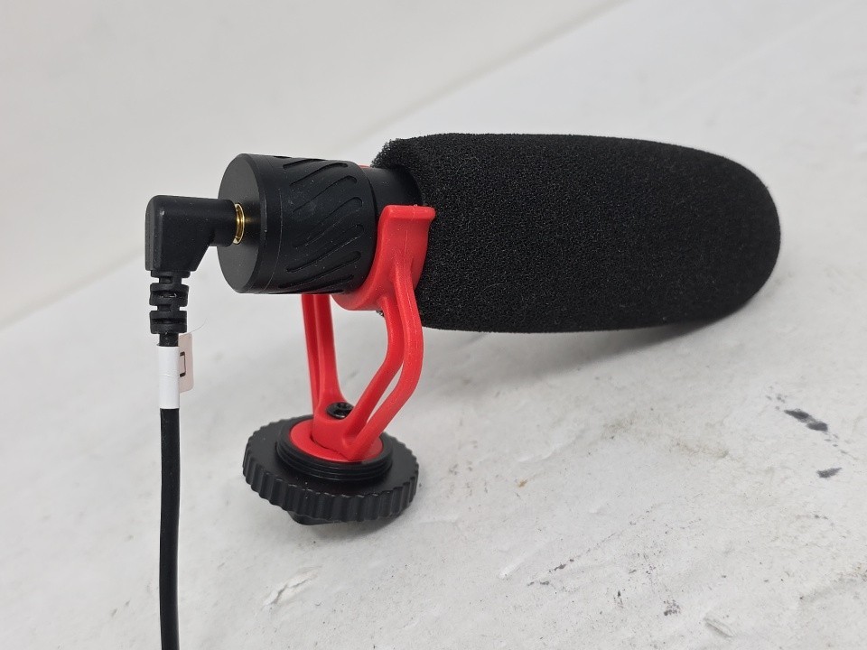 DSLR Universal Camera Microphone Cardiod Condenser 3.5mm Antishock Vlogging