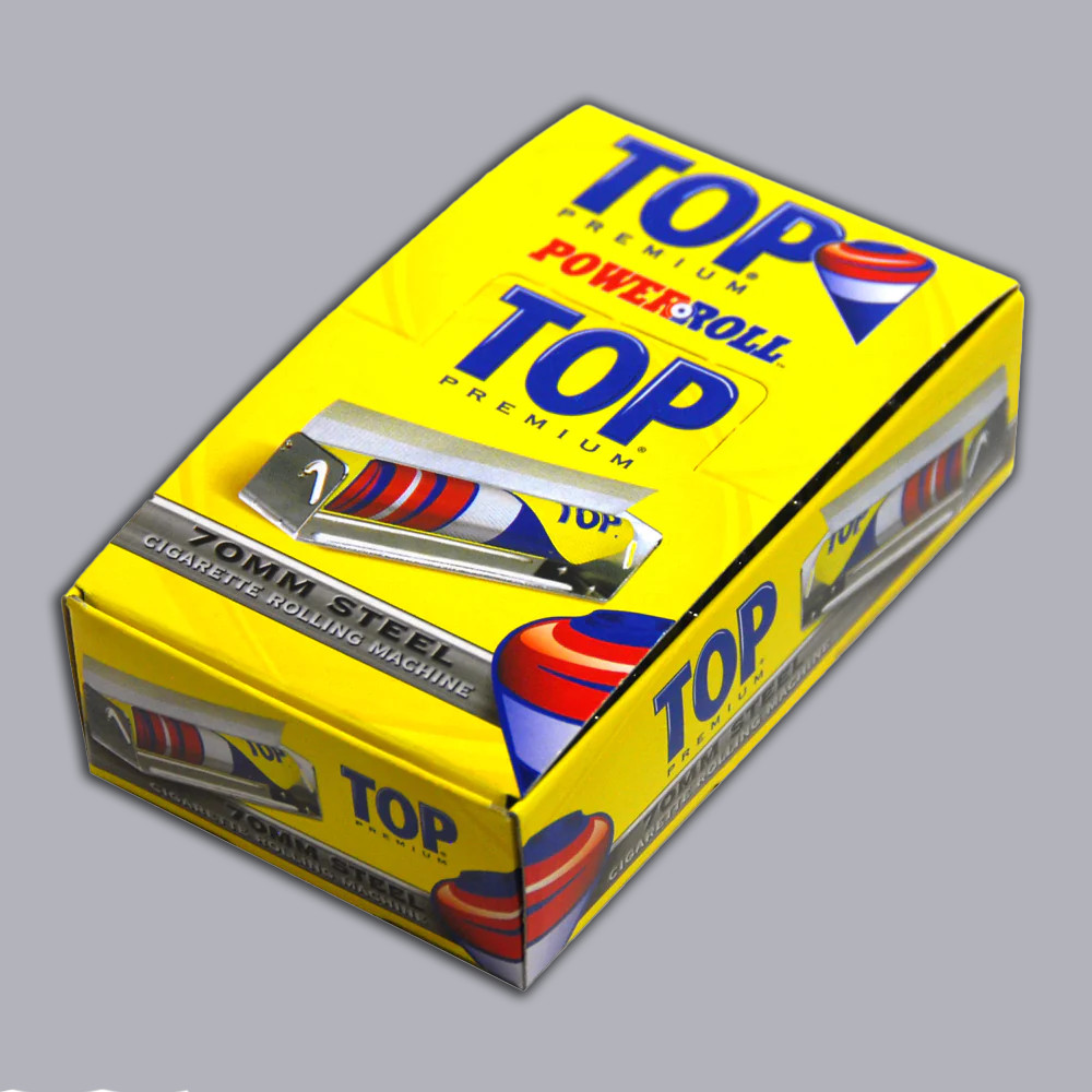 Top Steel Handheld Cigarette Rolling Machine 70mm Single Wide Metal Full Display